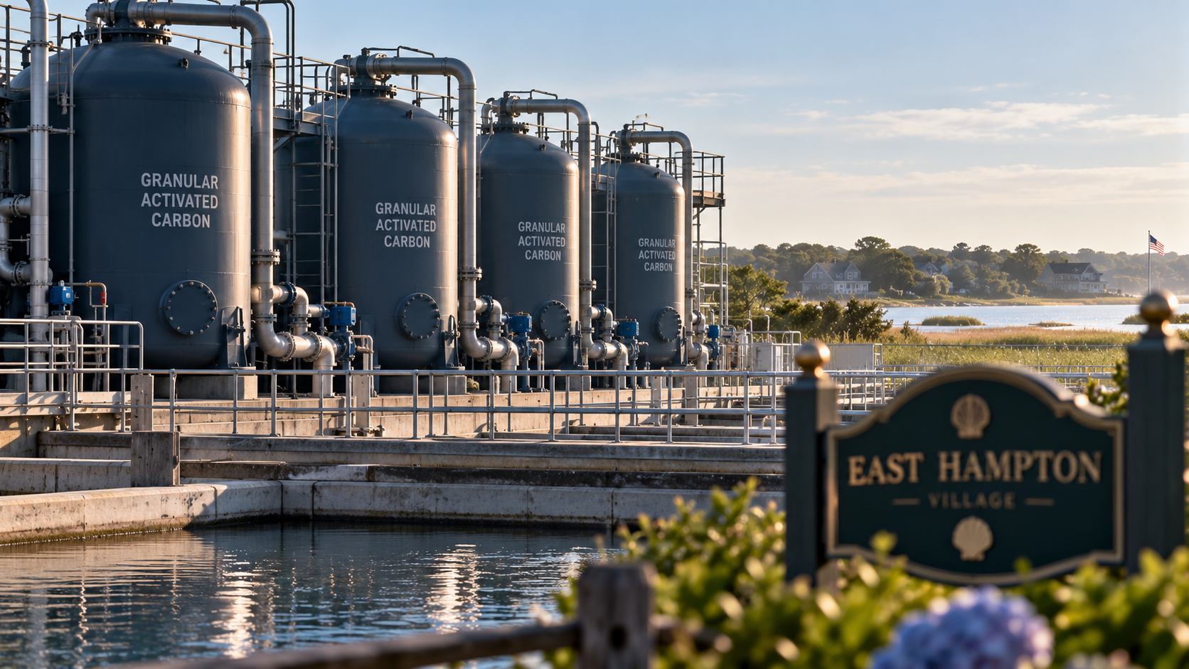 UPDATE: East Hampton. The plume traveled 2,500 feet, SCWA is suing, and the standard carbon filter doesn’t stop it.