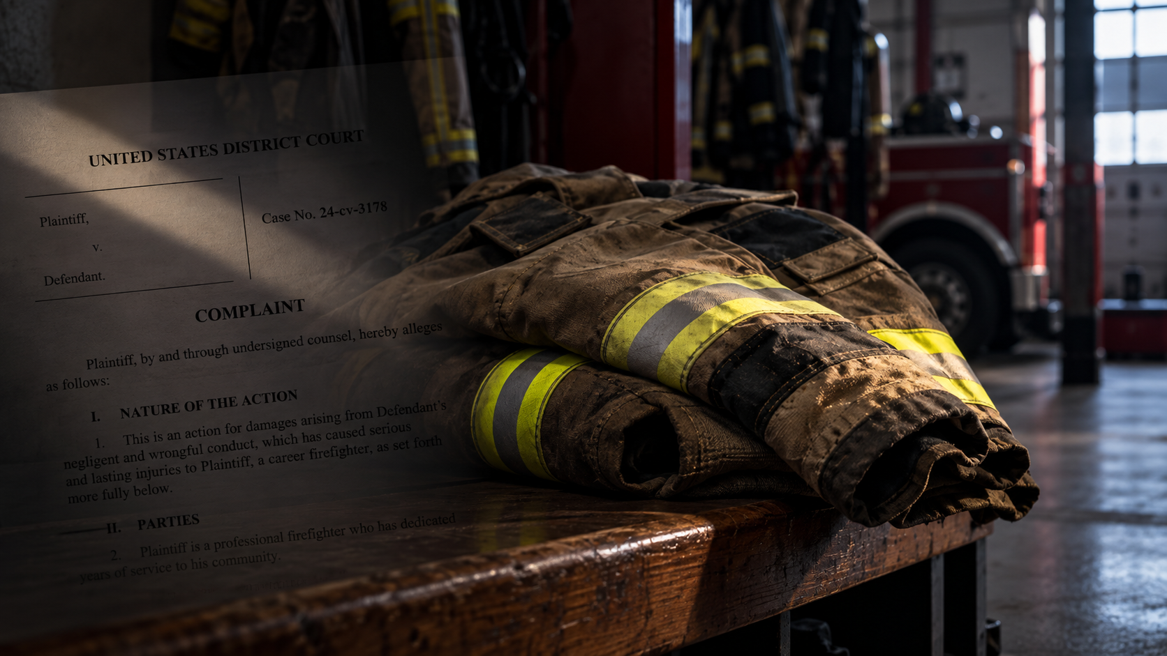 28 fire departments say the gear that was supposed to protect them was the exposure. They’re calling it racketeering.